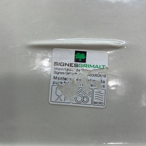 Signes Grimalt Square Plates Set of 2 Bohemian Print Decorative Serving Painted - Picture 6 of 10